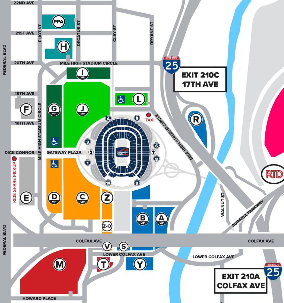 Empower Field at Mile High Tickets - Empower Field at Mile High Information  - Empower Field at Mile High Seating Chart