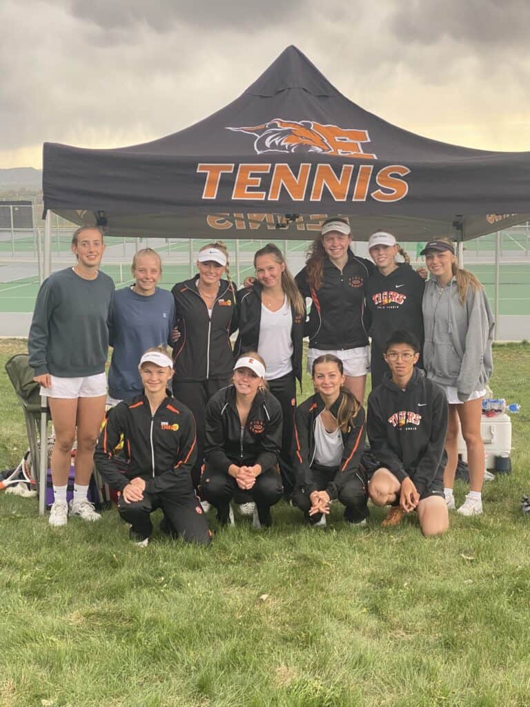 EHS Girls Tennis team photo