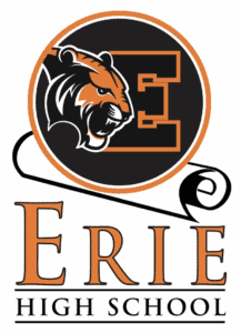 El logotipo de la escuela Erie High de un tigre